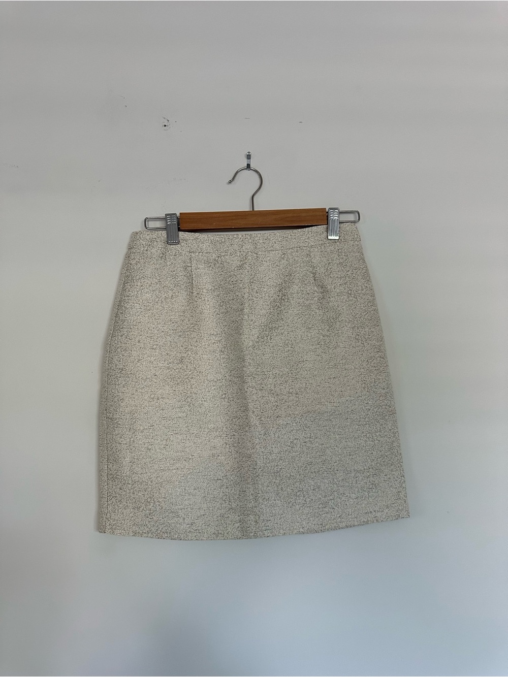 Forever 21 Cream Pencil Skirt